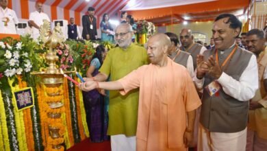 Photo of उपराष्ट्रपति सीपी राधाकृष्णन एवं सीएम योगी ने किया नाटकोटक्षेत्रम धर्मशाला का लोकार्पण*।