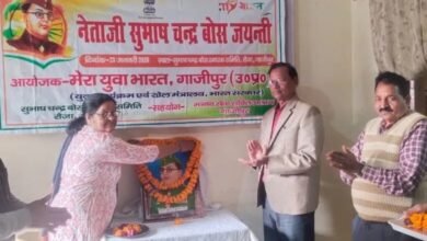 Photo of नेताजी सुभाष स्मारक समिति ने मनाया सुभाष चंद्र बोस का जन्मदिन*राज्य सभा सांसद संगीता बलवंत देगी 5 लाख का अनुदान**