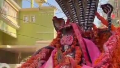 Photo of *रंगभरी एकादशी में मदमस्त, झुमी लहुरी काशी