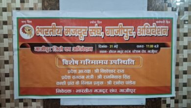 Photo of भारतीय मजदूर संघ के तत्वावधान में अपनी मांगो को लेकर मजदूरो ने भरी हुंकार*