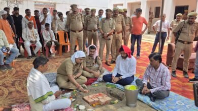 Photo of * *पुलिस अधीक्षक डॉ ईरज राजा ने थाना बिरनो के आवासीय प्रशासनिक भवन का किया भूमि पूजन