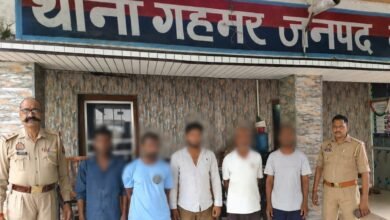 Photo of थाना गहमर पुलिस ने 5 वारण्टी अभियुक्तों को किया गिरफ्तार